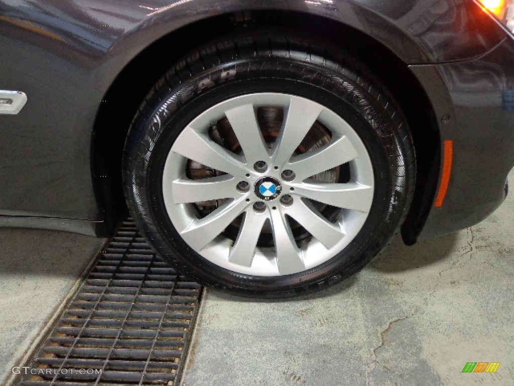 2010 7 Series 750i xDrive Sedan - Dark Graphite Metallic / Oyster/Black Nappa Leather photo #15