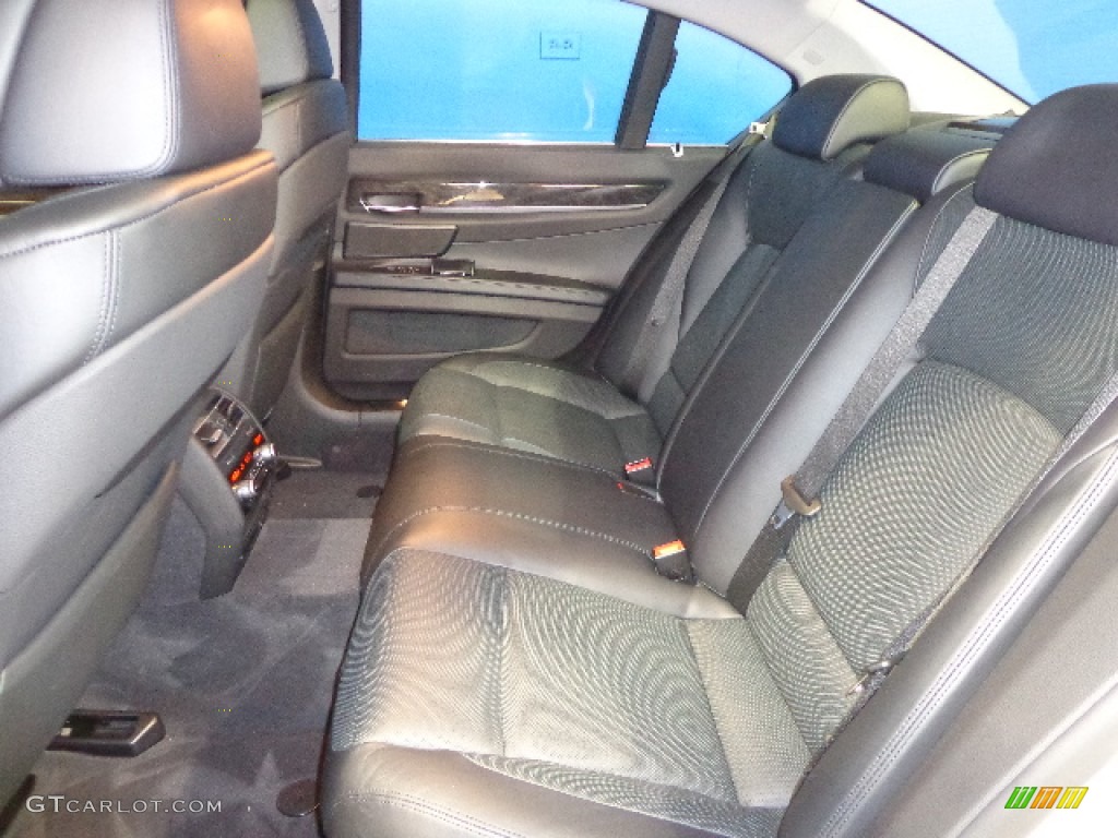 2010 7 Series 750i xDrive Sedan - Dark Graphite Metallic / Oyster/Black Nappa Leather photo #27