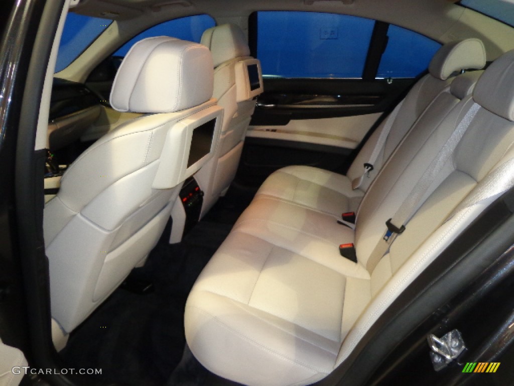 2010 7 Series 750i xDrive Sedan - Dark Graphite Metallic / Oyster/Black Nappa Leather photo #31