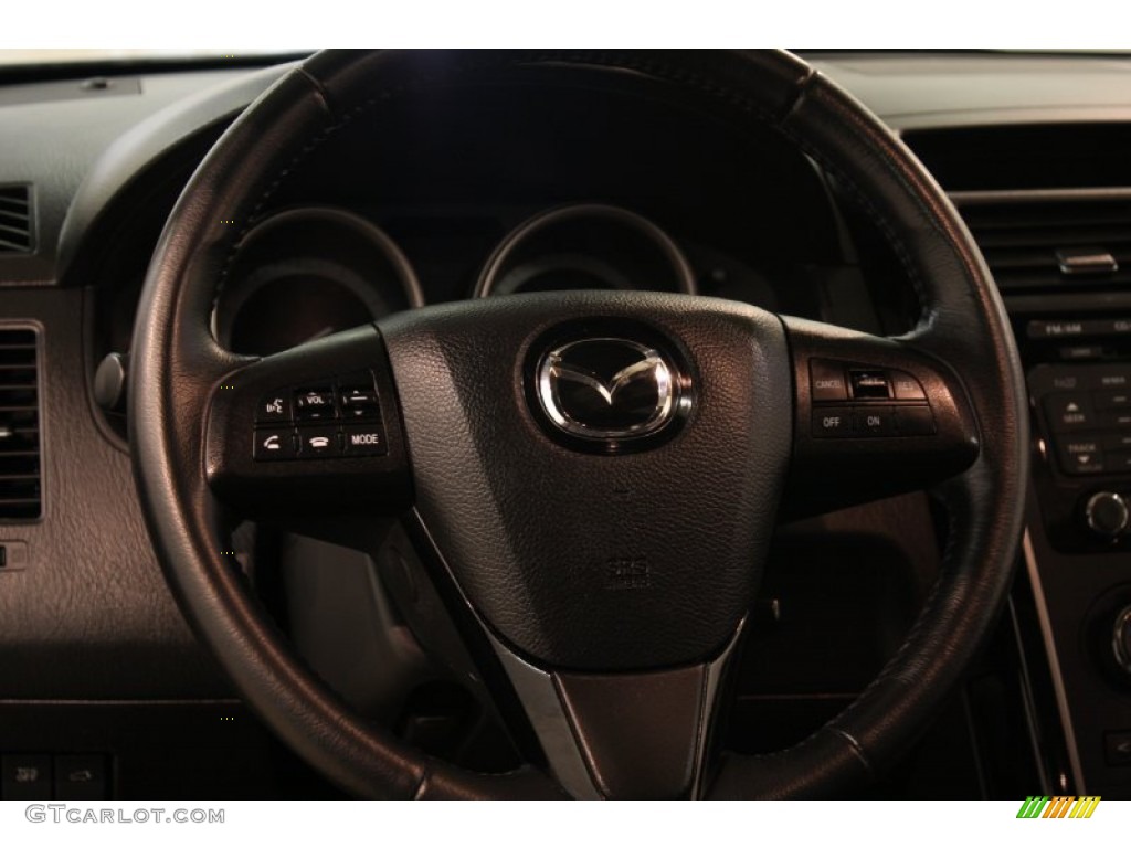 2011 CX-9 Touring AWD - Dolphin Gray Mica / Black photo #6