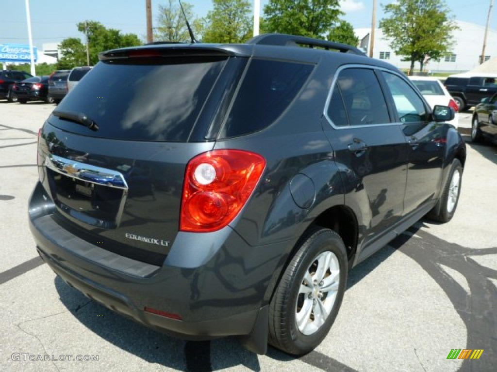 2010 Equinox LT AWD - Cyber Gray Metallic / Jet Black photo #3