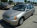 2001 Titanium Metallic Honda Civic EX Sedan  photo #7