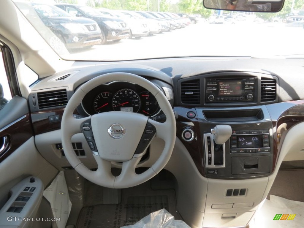2013 Nissan Quest 3.5 SV Gray Dashboard Photo #81734531