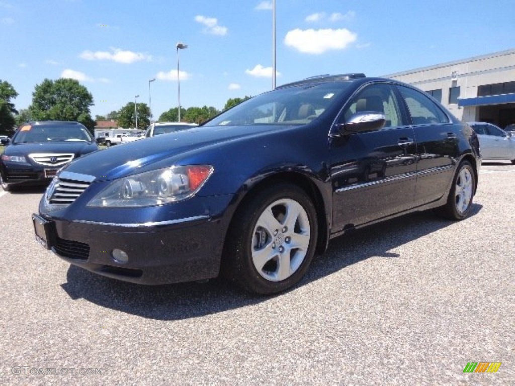 Opulent Blue Pearl 2005 Acura RL 3.5 AWD Sedan Exterior Photo #81734589