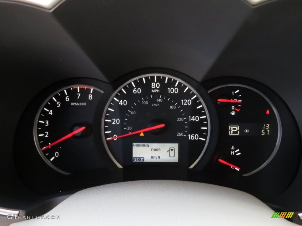 2013 Nissan Quest 3.5 SV Gauges Photo #81734592