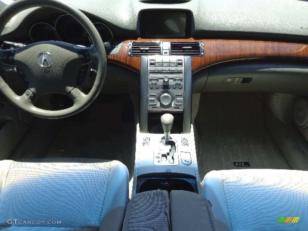 2005 Acura RL 3.5 AWD Sedan Taupe Dashboard Photo #81734858