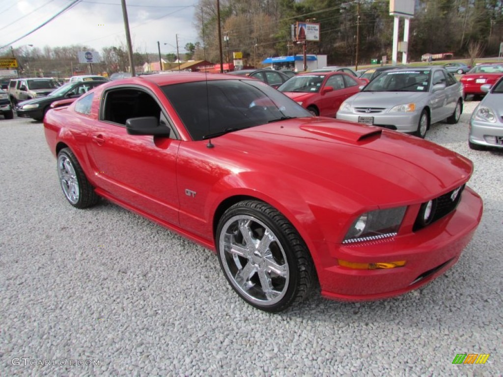2007 Mustang GT Premium Coupe - Torch Red / Dark Charcoal photo #1