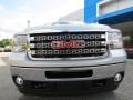 2013 Quicksilver Metallic GMC Sierra 2500HD SLT Crew Cab  photo #2