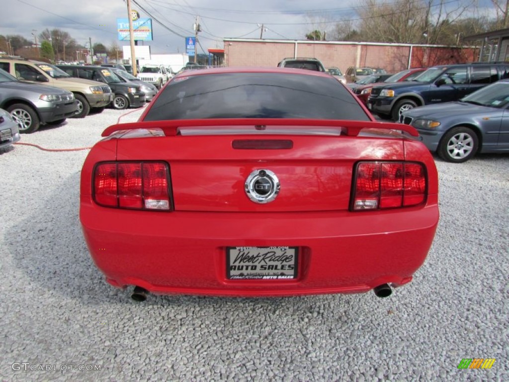 2007 Mustang GT Premium Coupe - Torch Red / Dark Charcoal photo #6