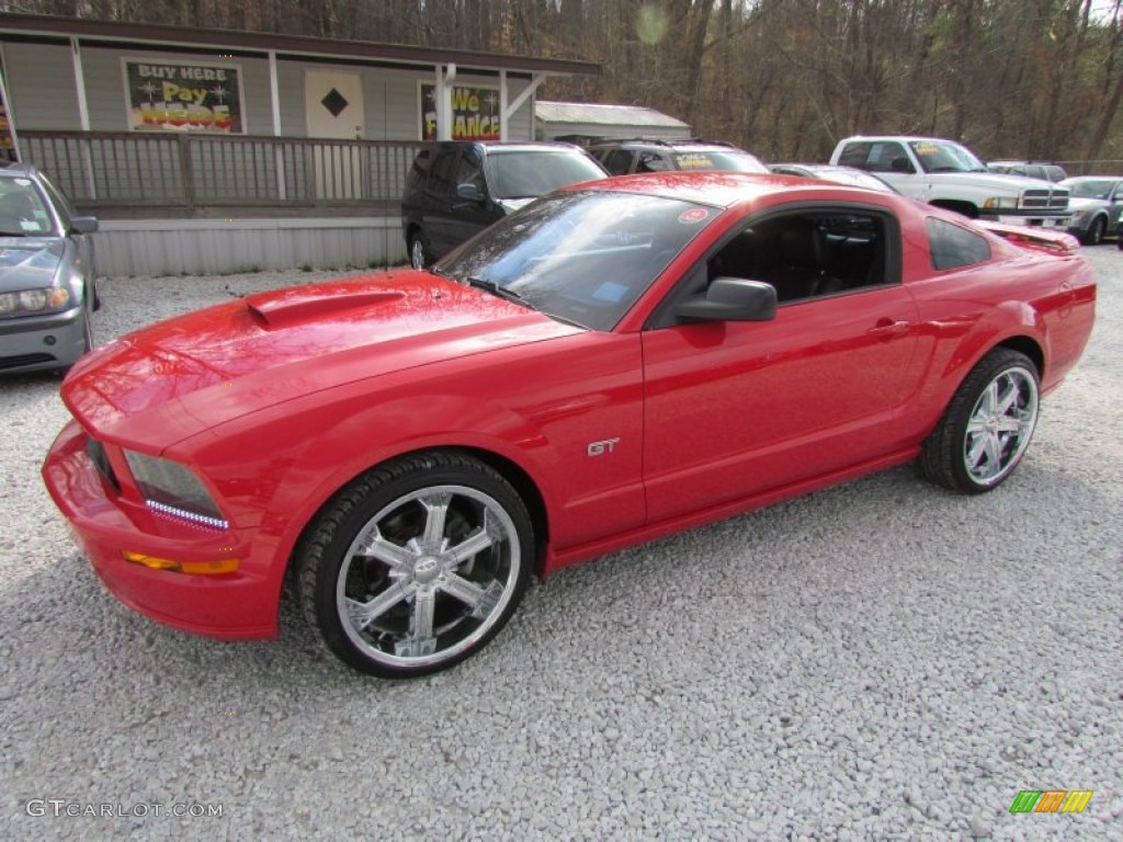 2007 Mustang GT Premium Coupe - Torch Red / Dark Charcoal photo #10