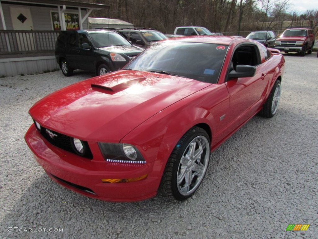 2007 Mustang GT Premium Coupe - Torch Red / Dark Charcoal photo #11