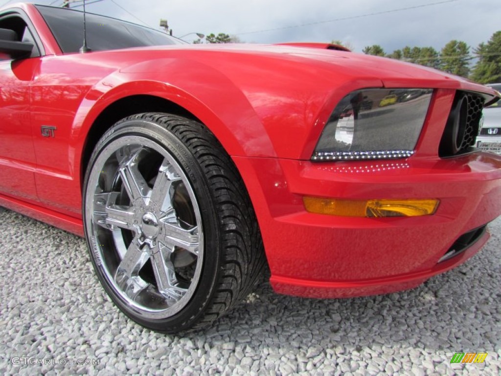 2007 Mustang GT Premium Coupe - Torch Red / Dark Charcoal photo #14