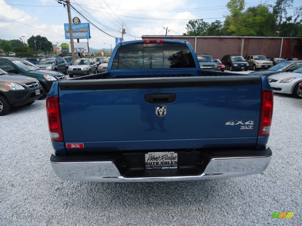 2006 Ram 1500 SLT Quad Cab 4x4 - Atlantic Blue Pearl / Medium Slate Gray photo #6