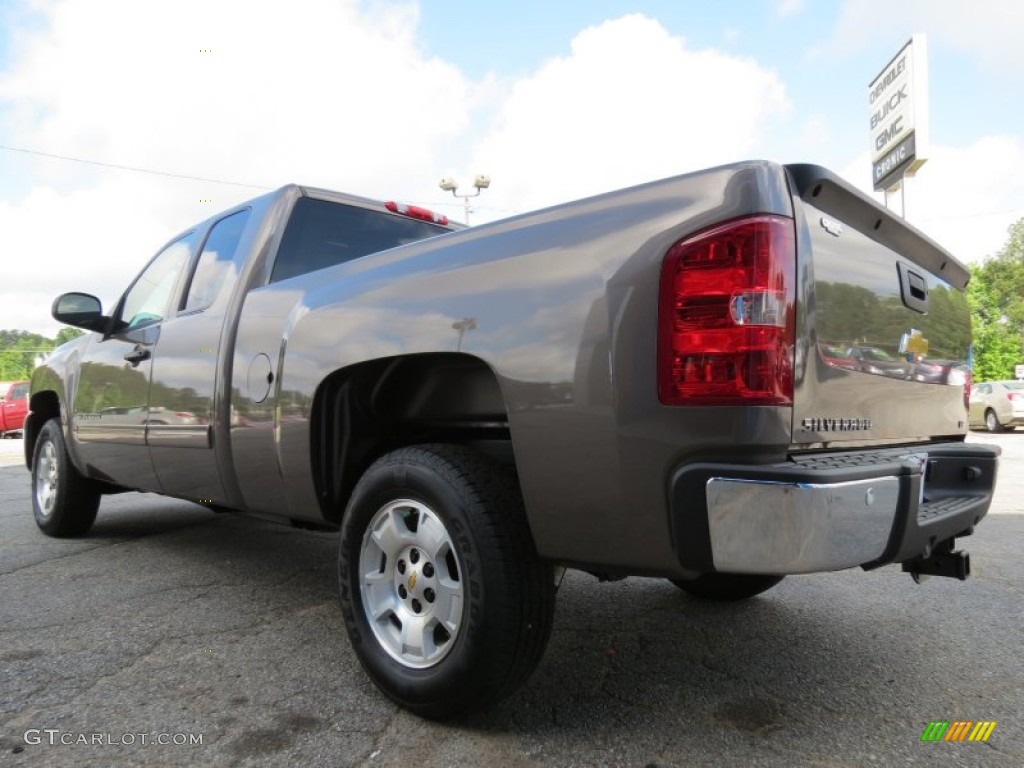 2013 Silverado 1500 LT Extended Cab - Mocha Steel Metallic / Light Cashmere/Dark Cashmere photo #5