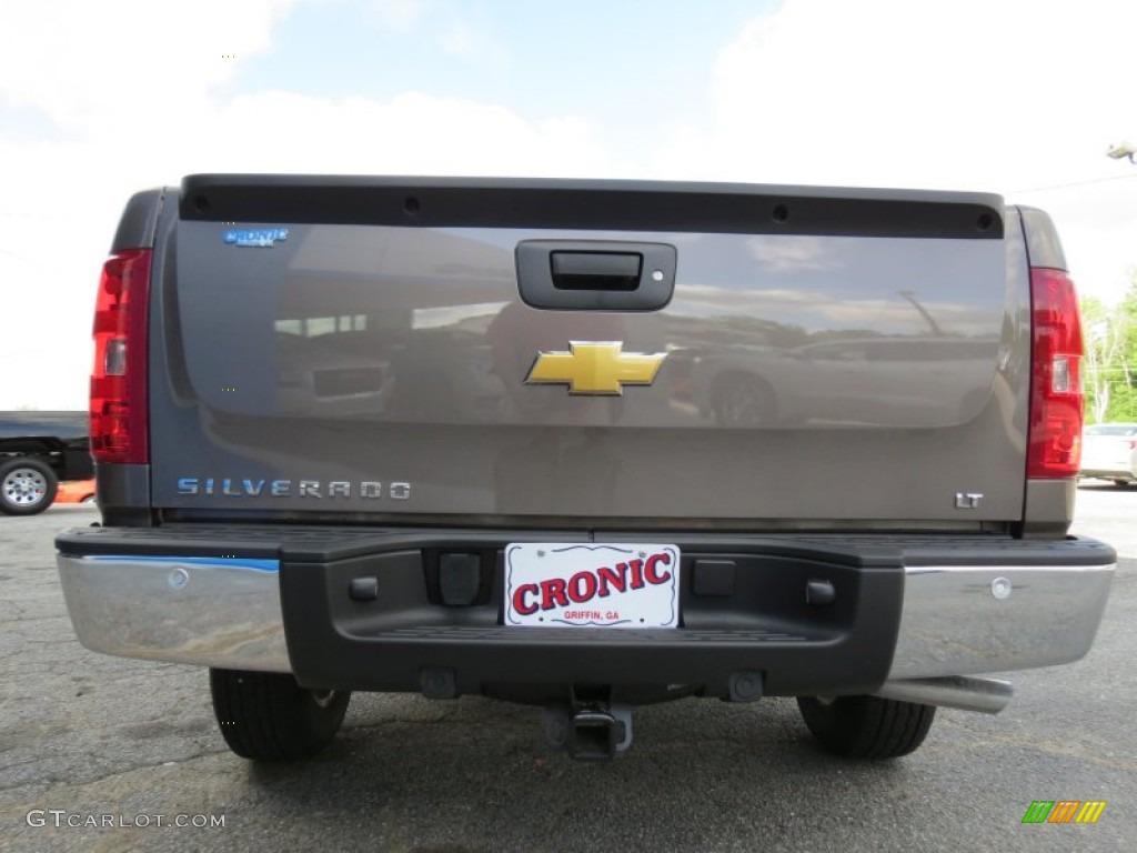 2013 Silverado 1500 LT Extended Cab - Mocha Steel Metallic / Light Cashmere/Dark Cashmere photo #6