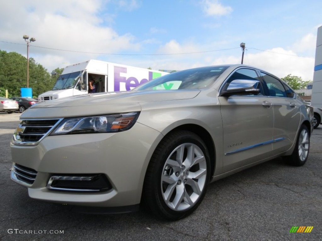 2014 Impala LTZ - Champagne Silver Metallic / Jet Black/Dark Titanium photo #3