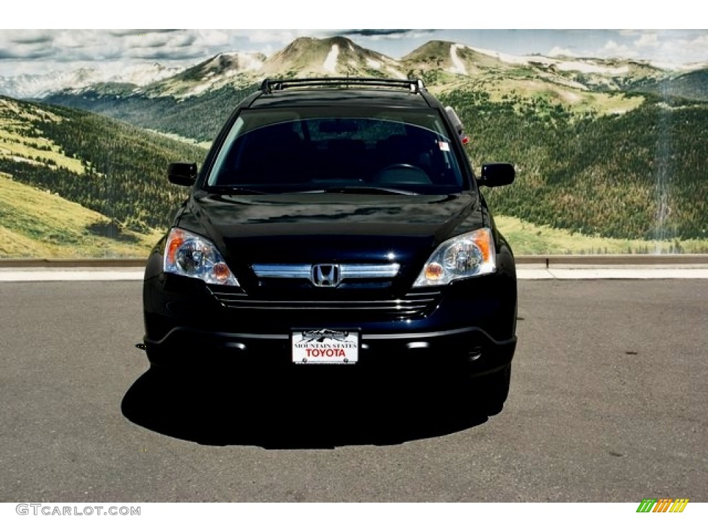 2008 CR-V EX-L - Nighthawk Black Pearl / Black photo #7