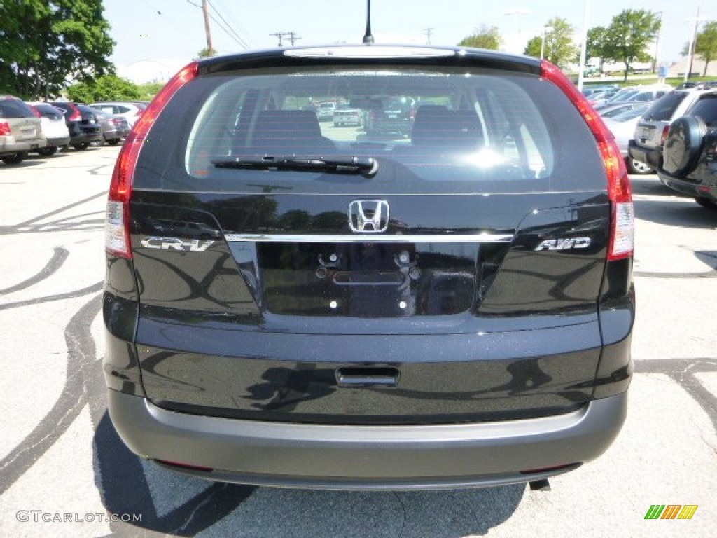 2013 CR-V LX AWD - Crystal Black Pearl / Black photo #4