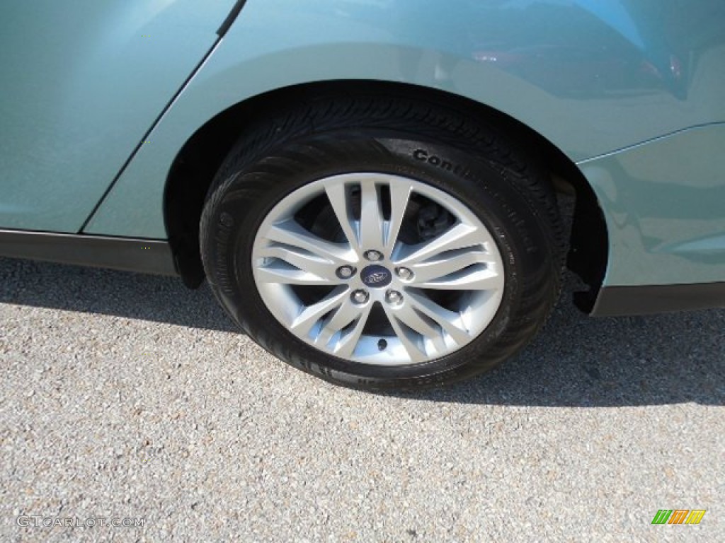 2012 Focus SEL Sedan - Frosted Glass Metallic / Stone photo #3