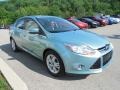 2012 Frosted Glass Metallic Ford Focus SEL Sedan  photo #6