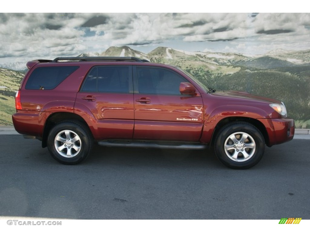 2008 4Runner Sport Edition 4x4 - Salsa Red Pearl / Stone Gray photo #2