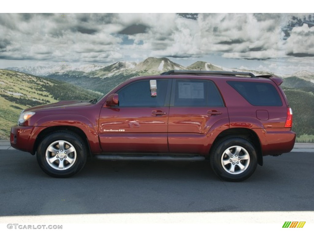 2008 4Runner Sport Edition 4x4 - Salsa Red Pearl / Stone Gray photo #5