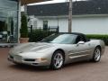 2000 Light Pewter Metallic Chevrolet Corvette Convertible  photo #2