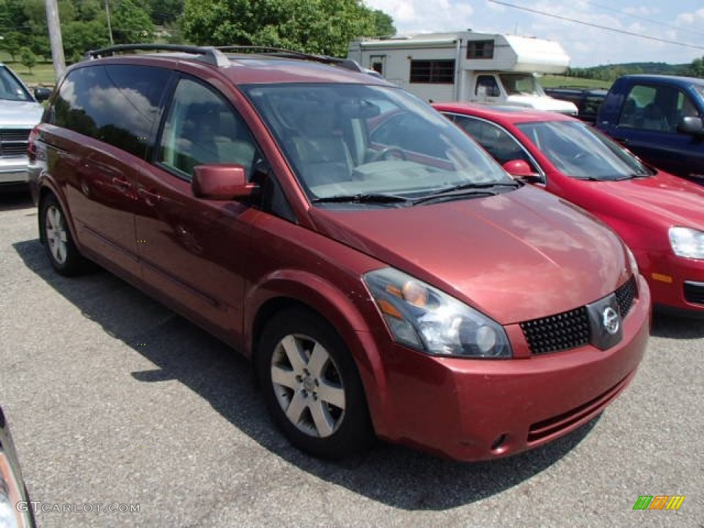 2004 Quest 3.5 SE - Autumn Red Metallic / Beige photo #1