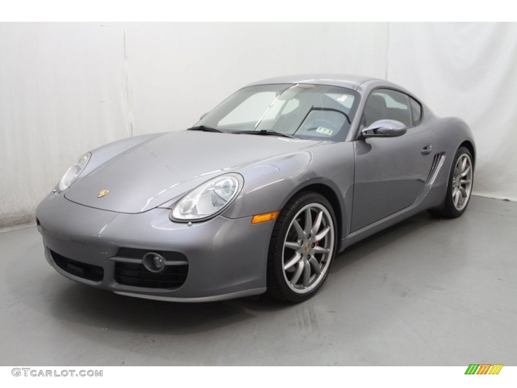 2006 Cayman S - Seal Grey Metallic / Black photo #16