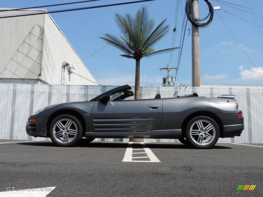 2005 Eclipse Spyder GT - Titanium Gray Pearl / Midnight photo #3