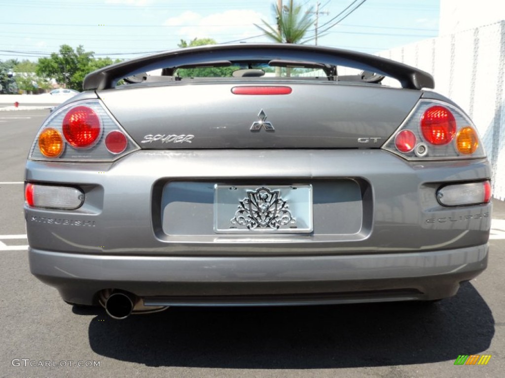2005 Eclipse Spyder GT - Titanium Gray Pearl / Midnight photo #7