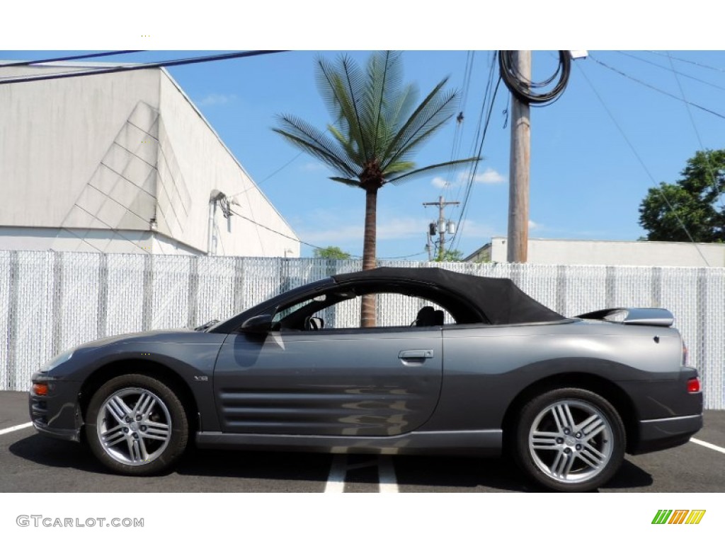 2005 Eclipse Spyder GT - Titanium Gray Pearl / Midnight photo #13