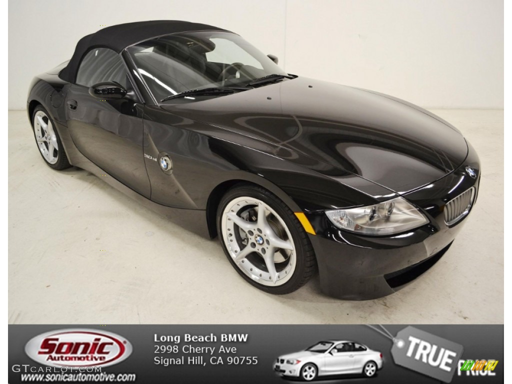 2008 Z4 3.0si Roadster - Jet Black / Black photo #1