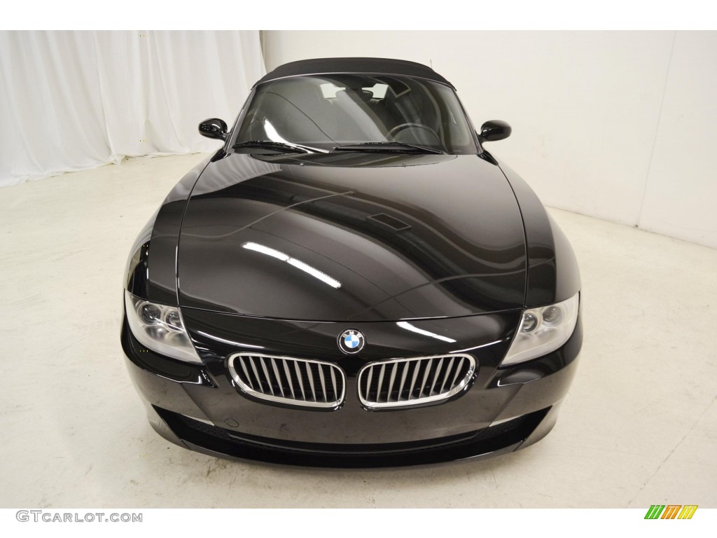 2008 Z4 3.0si Roadster - Jet Black / Black photo #4