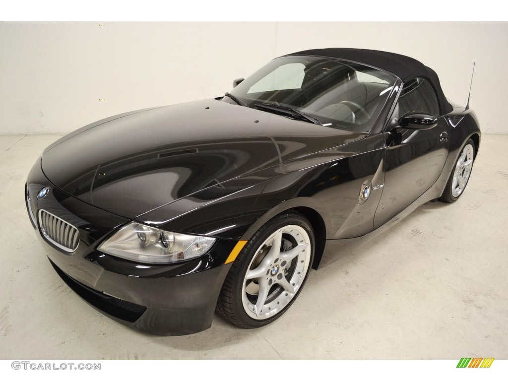 2008 Z4 3.0si Roadster - Jet Black / Black photo #5