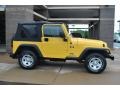 Solar Yellow - Wrangler X 4x4 Photo No. 9