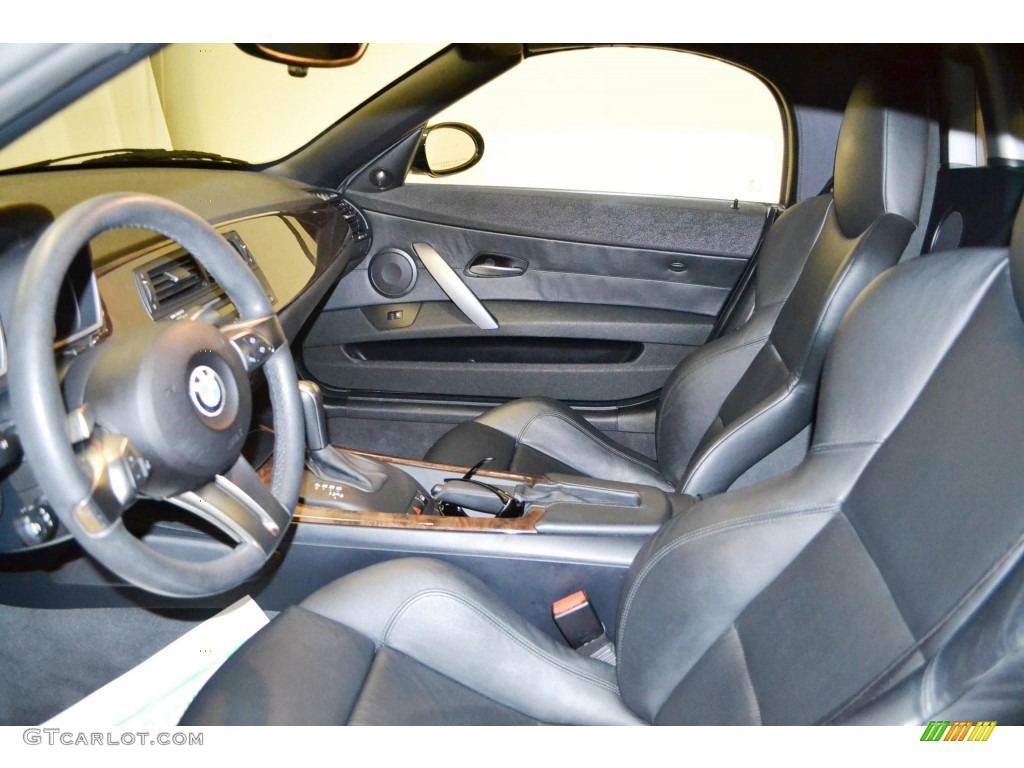 2008 Z4 3.0si Roadster - Jet Black / Black photo #10