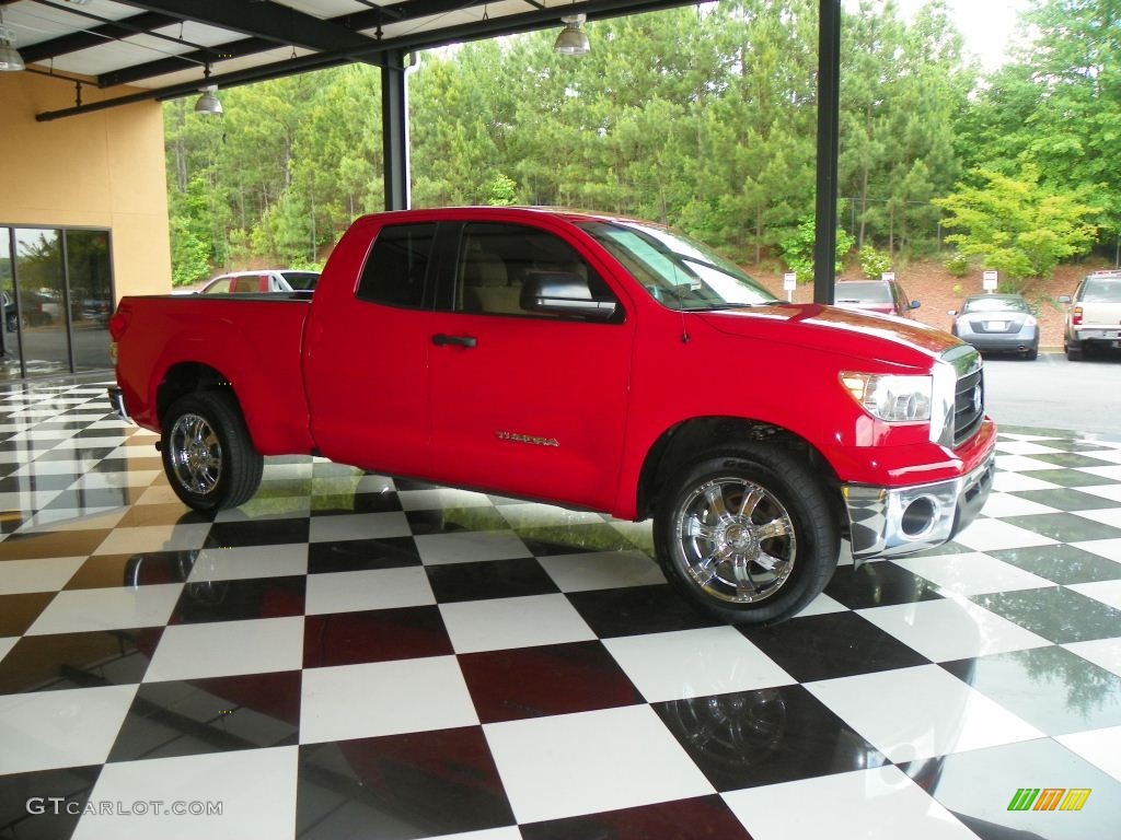 2008 Tundra Double Cab - Radiant Red / Beige photo #1