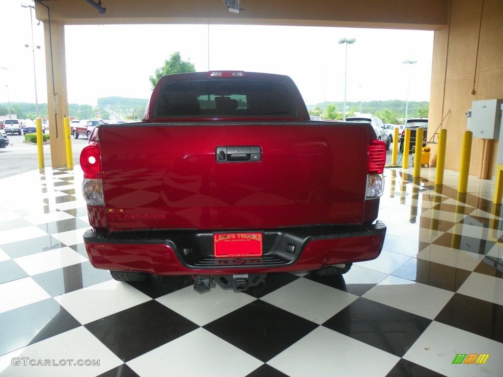 2008 Tundra Limited CrewMax 4x4 - Salsa Red Pearl / Graphite Gray photo #5