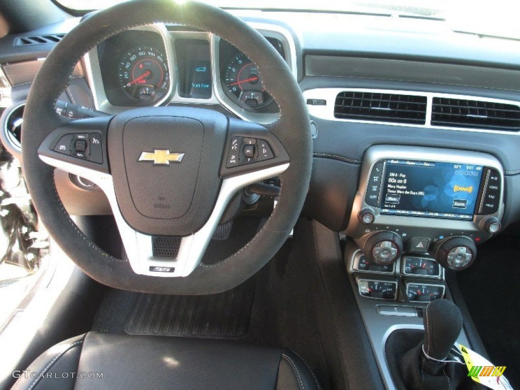 2013 Chevrolet Camaro SS/RS Coupe Black Steering Wheel Photo #81744246