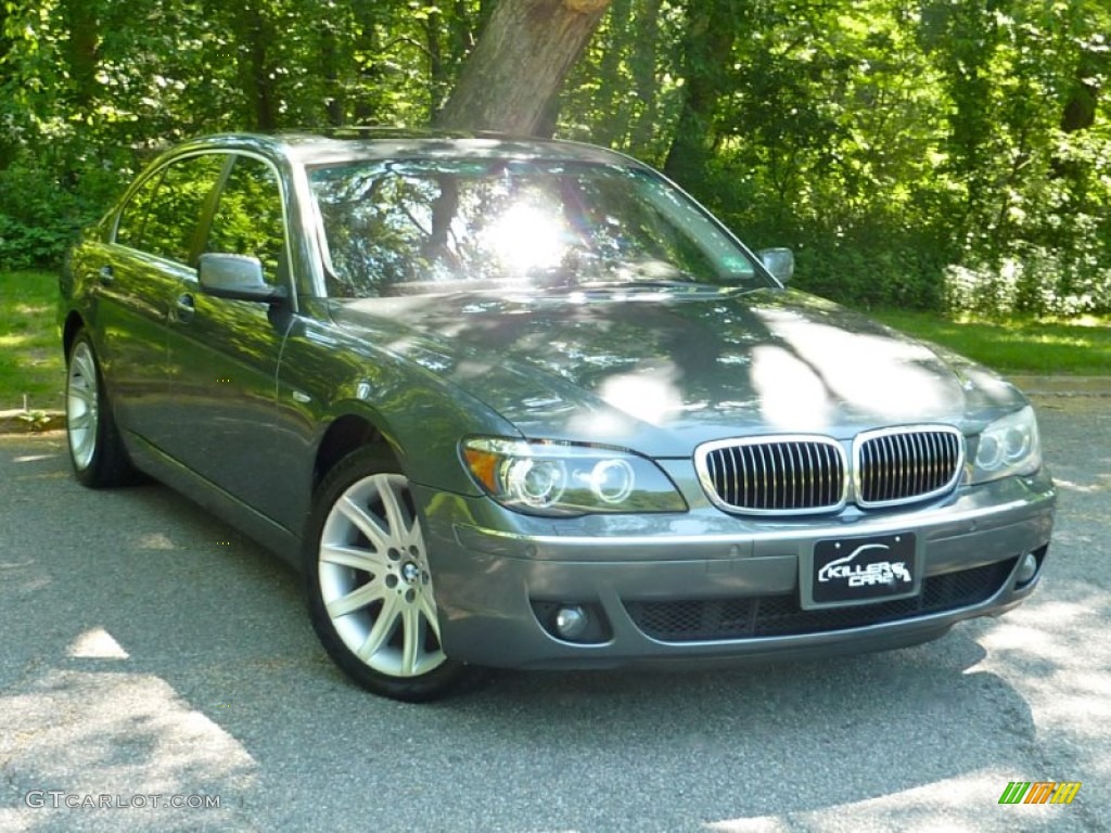 2006 7 Series 750Li Sedan - Titanium Grey Metallic / Black/Black photo #1