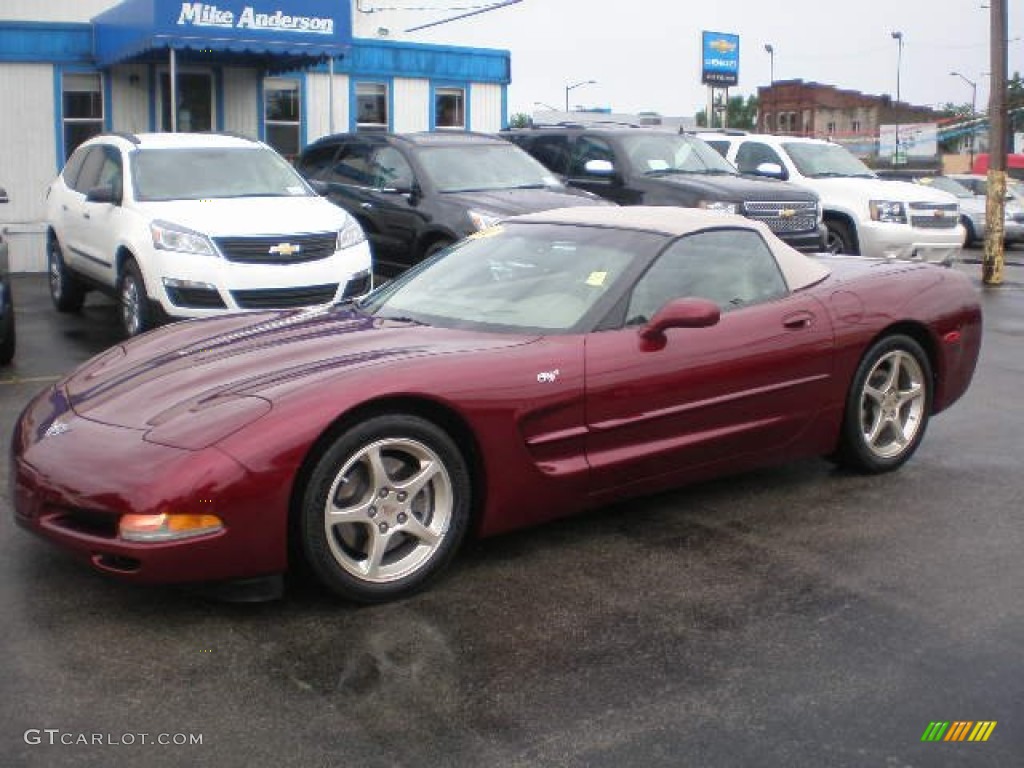 50th Anniversary Red Chevrolet Corvette