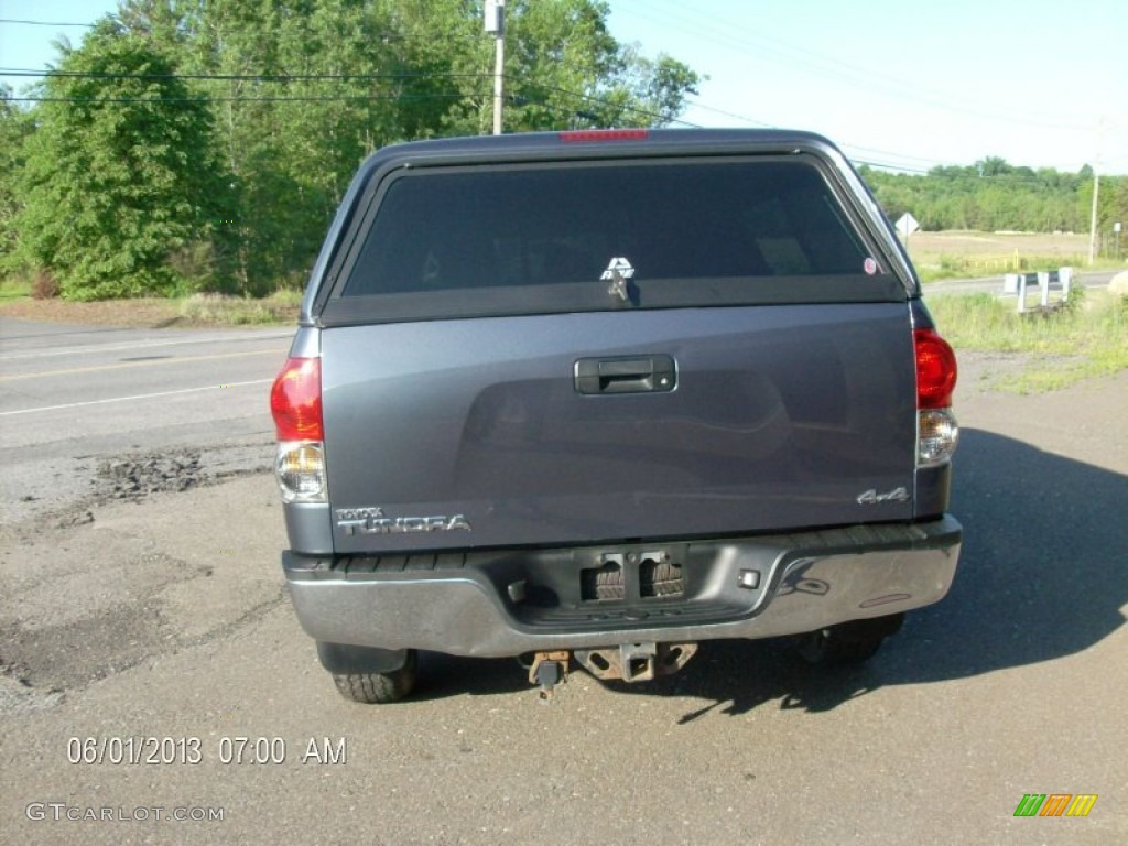 2008 Tundra Double Cab 4x4 - Slate Gray Metallic / Graphite Gray photo #6