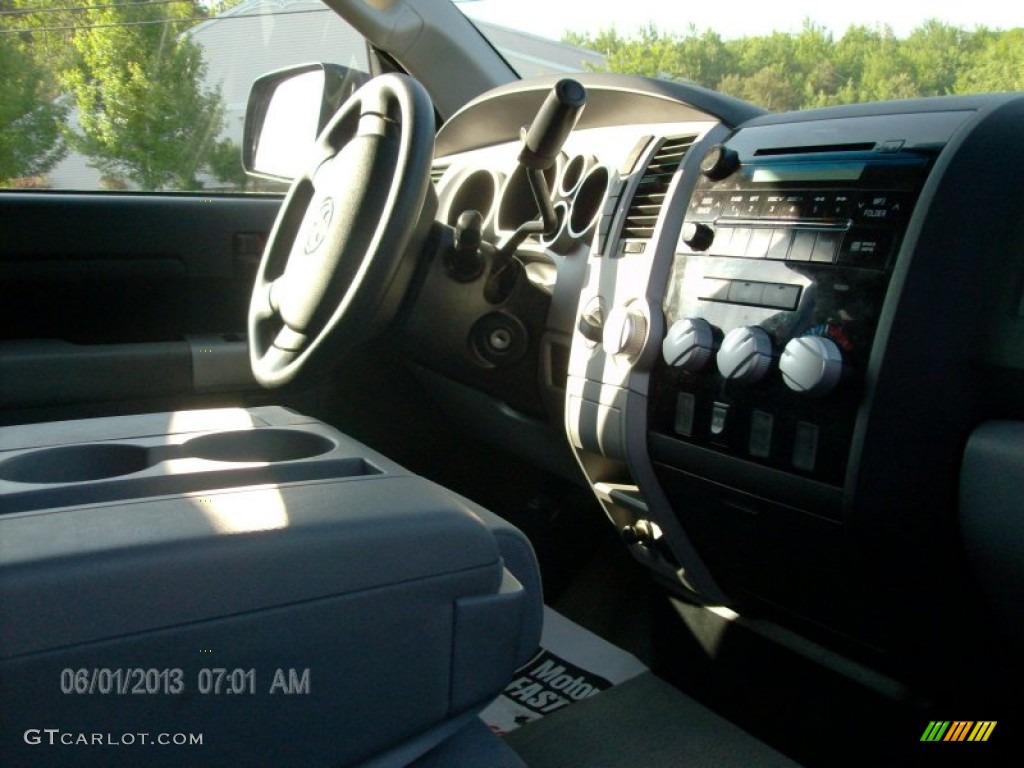 2008 Tundra Double Cab 4x4 - Slate Gray Metallic / Graphite Gray photo #10