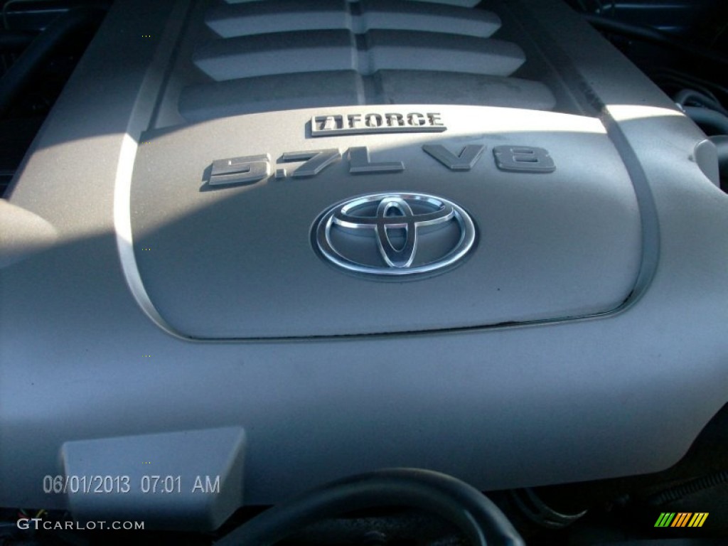 2008 Tundra Double Cab 4x4 - Slate Gray Metallic / Graphite Gray photo #11
