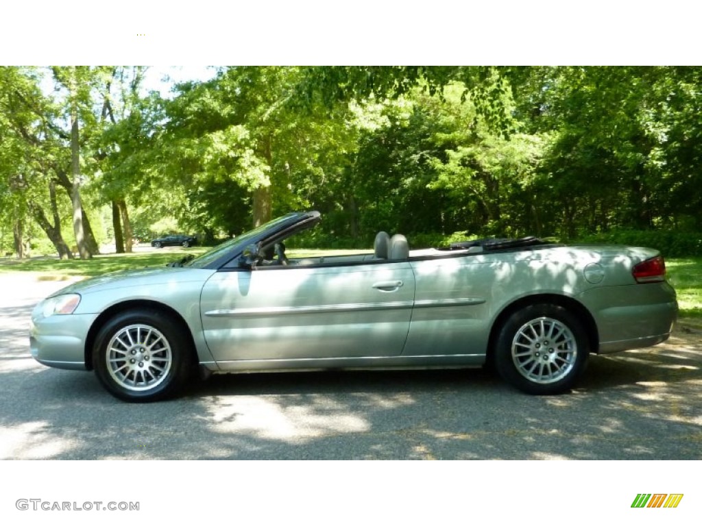 2006 Sebring Touring Convertible - Satin Jade Pearl / Taupe photo #4