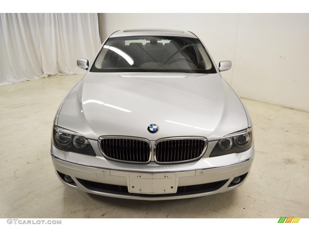 2006 7 Series 750i Sedan - Titanium Silver Metallic / Basalt Grey/Flannel Grey photo #4