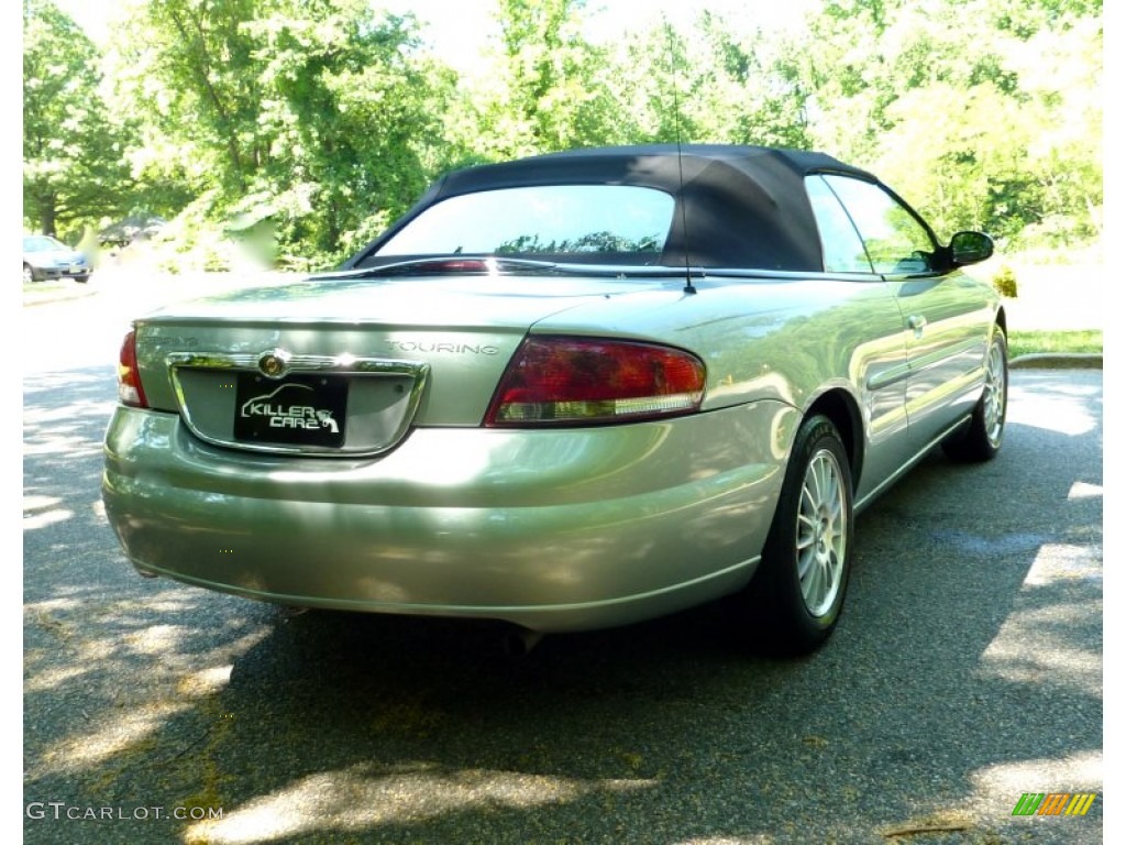 2006 Sebring Touring Convertible - Satin Jade Pearl / Taupe photo #7