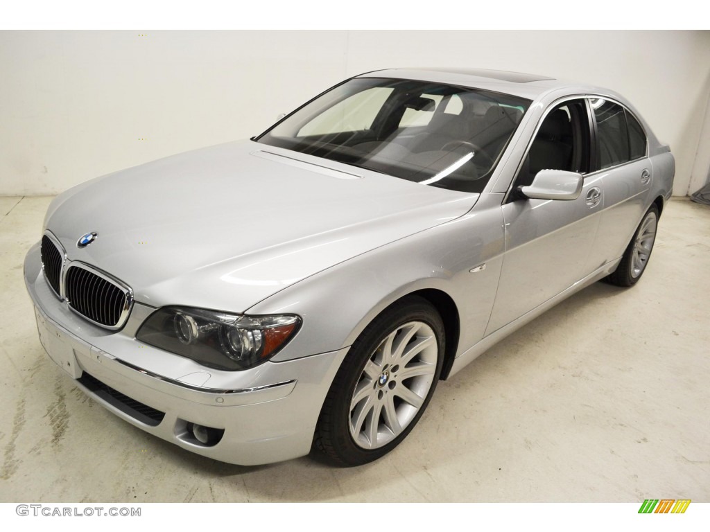 2006 7 Series 750i Sedan - Titanium Silver Metallic / Basalt Grey/Flannel Grey photo #5