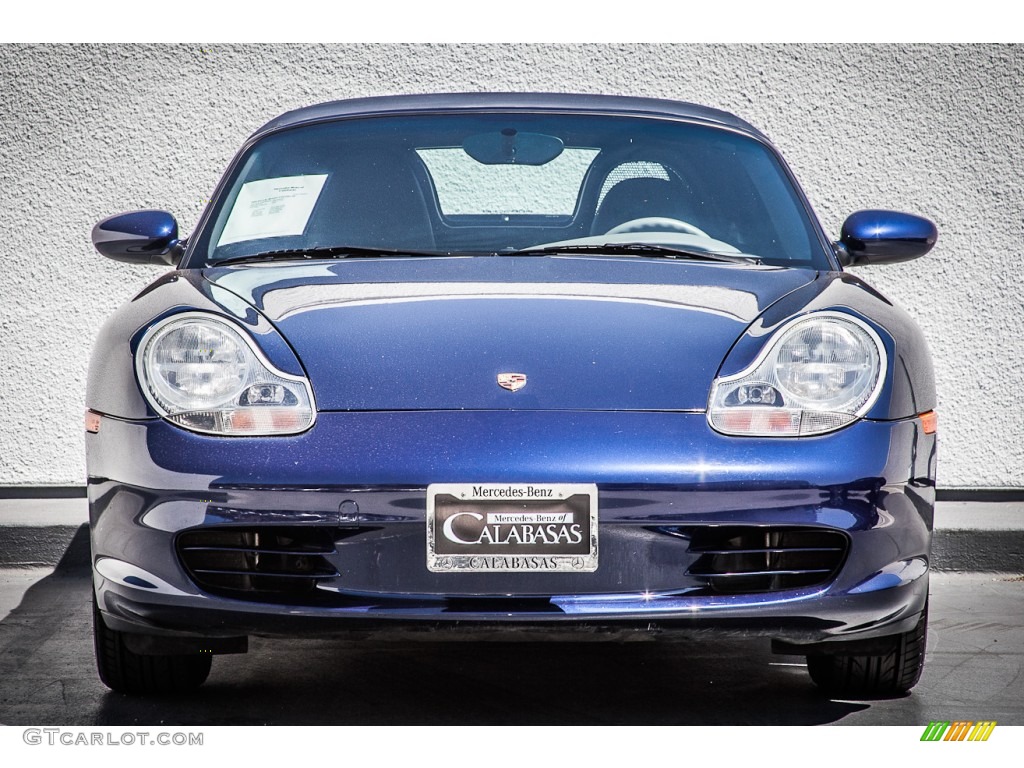 2004 Boxster  - Cobalt Blue Metallic / Graphite Grey photo #2